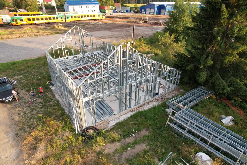 Ocelová konstrukce – rodinný dům