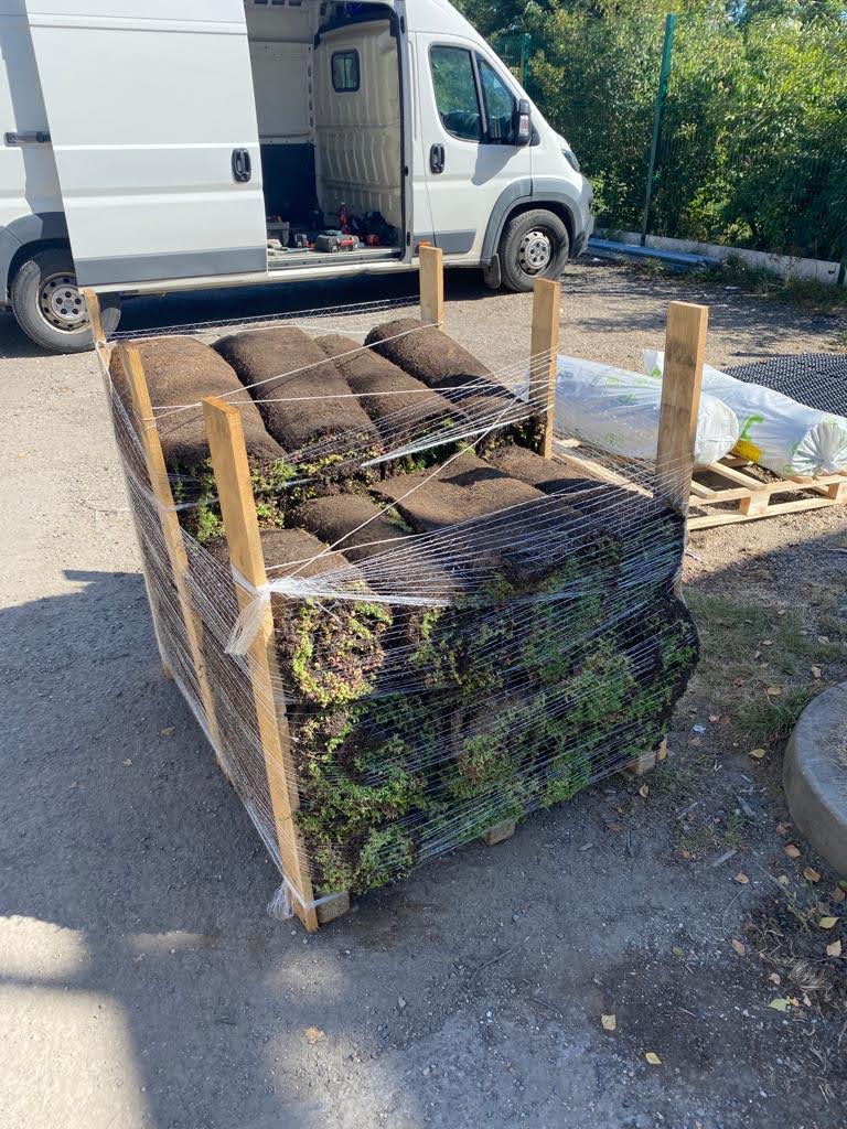 Konstrukce zastřešení a schodiště modulového RD Knauf